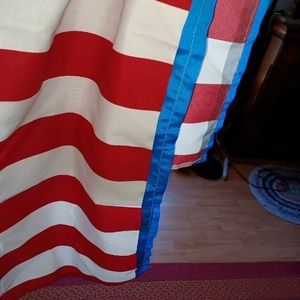Patriotic Curtain Valance 53 in wide
